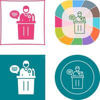 Debate Icon Design vector