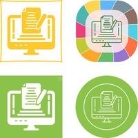 Note Icon Design vector