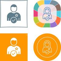 Candidate Icon Design vector