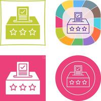 Ballot Icon Design vector