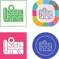 Map Icon Design vector