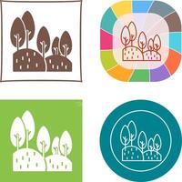 diseño de icono de bosque vector