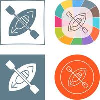 Kayak Icon Design vector