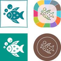 diseño de icono de pescado vector