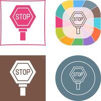 Stop Sign Icon Design vector