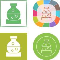 Flask Icon Design vector