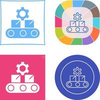 Conveyor Belt Icon Design vector