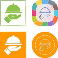 Waiter Icon Design vector