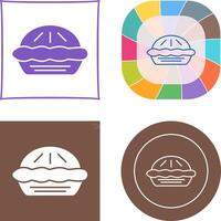 Pie Icon Design vector