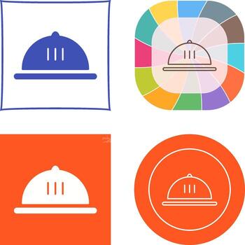 Dish Icon Design vector