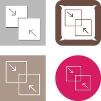 Combine Icon Design vector