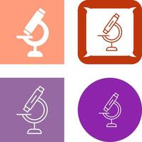 Microscope Icon Design vector