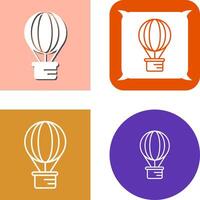 Hot Air Balloon Icon vector