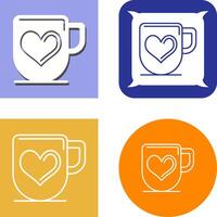 diseño de icono de taza vector