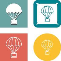 Parachute Icon Design vector