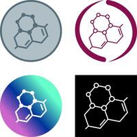 Molecule Icon Design vector