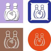 Bowling Icon Design vector