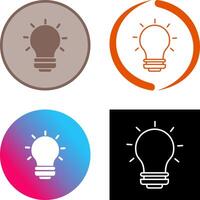 Light Bulb Icon Design vector