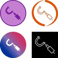 Micrometer Icon Design vector