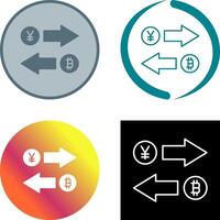 Exchange Icon Design vector