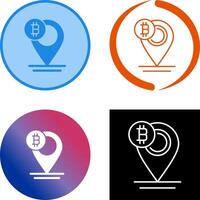 Bitcoin Placeholder Icon Design vector