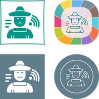 Farmer Icon Design vector