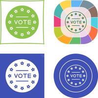 diseño de icono de voto vector