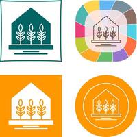 Farm House Icon Design vector