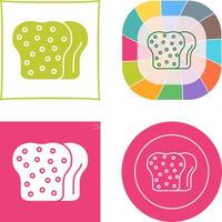 Toast Icon Design vector