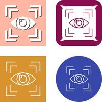 Eye Scan Icon vector