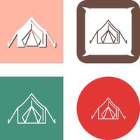 Tent Icon Design vector