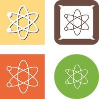 Atom Icon Design vector