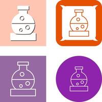 Flask Icon Design vector