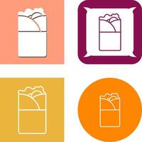 Kebab Icon Design vector