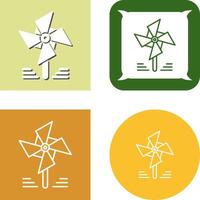 Pinwheel Icon Design vector