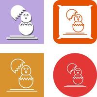 Chick Icon Design vector