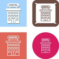 Hostel Icon Design vector