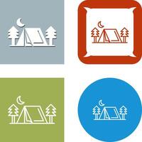 Tent Icon Design vector