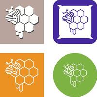 Honeycomb Icon Design vector