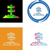 Direction Icon Design vector