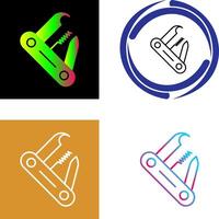 Swiss Army Knife Icon Design vector