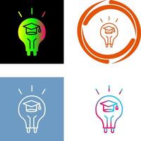 Light Bulb Icon Design vector