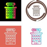 Hostel Icon Design vector