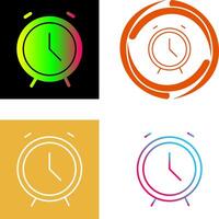 Alarm Clock Icon Design vector