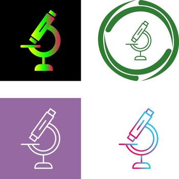 Microscope Icon Design vector