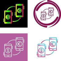 Exchange Icon Design vector