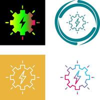 Electricity Icon Design vector