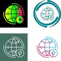 Globe Earth Icon Design vector