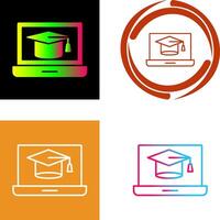 Graduation Hat Icon Design vector