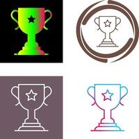 Trophy Icon Design vector